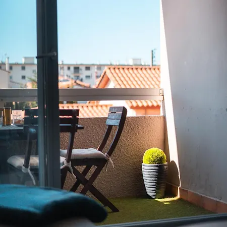 Apartment T2 Vue Mer Climatise A 40m De La Plage *
