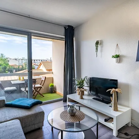 T2 Vue Climatise A 40m De La Apartment Canet-en-Roussillon